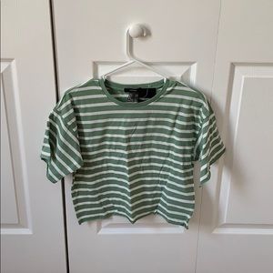 Forever 21 Cropped striped shirt